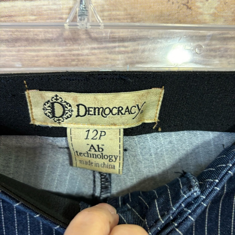 Democracy Ab Technology Womens Jeans Size 12 Stretch Denim Blue - Picture 3 of 7